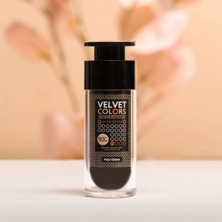 FREZYDERM VELVET COLORS MAQUILLAJE ALTA COBERTURA SPF 50+ WATER RESIST 30ML