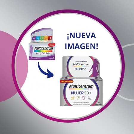 MULTICENTRUM MUJER 50+ 90 COMPRIMIDOS