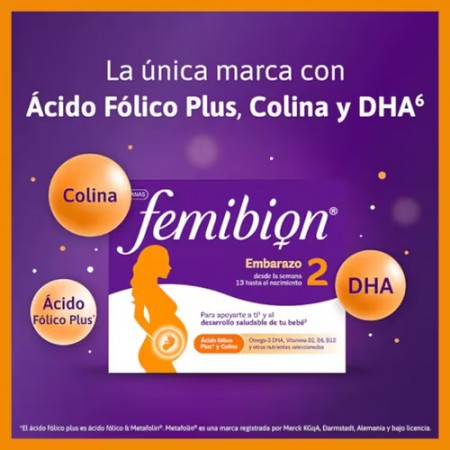 FEMIBION PRONATAL 2 28 COMPRIMIDOS Y 28 CAPSULAS