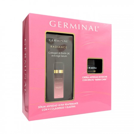 GERMINAL PACK RADIANCE COLLAGEN&ELASTIN [4] ANTI-AGE SERUM 30ML + RADIANCE NIGHT CREMA 15ML