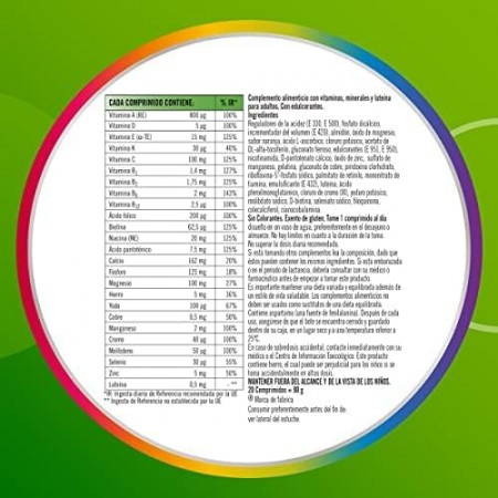 MULTICENTRUM ADULTOS 90 COMPRIMIDOS