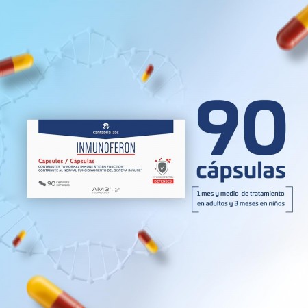 INMUNOFERON PACK 2ªUD 40% DUPLO 90 CAPSULAS + 90 CAPSULAS