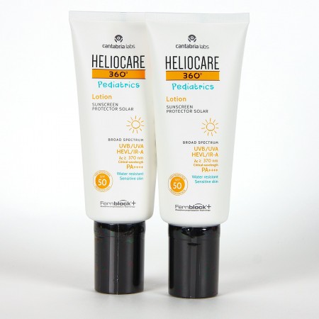 HELIOCARE 360º PACK DUPLO PEDIATRIC LOCION PROTECCION SOLAR SPF50 2X200 ML 2ªUD 40%
