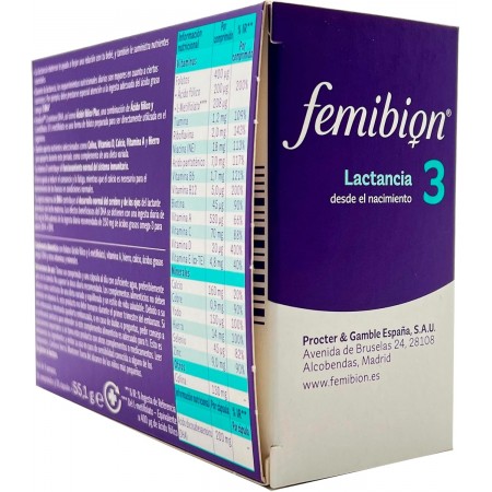 FEMIBION PRONATAL 3 28 UNIDADES