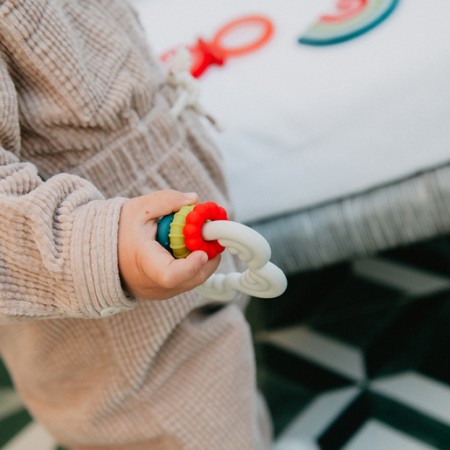 SUAVINEX MORDEDOR DIDACTICO DE SILICONA SOFT TOUCH FORTALECEDOR DIENTES +6 MESES