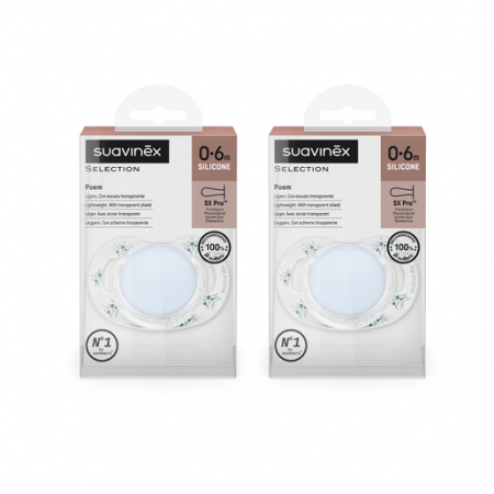 SUAVINEX CHUPETE DE SILICONA SX PRO FISIOLOGICO 0-6 MESES