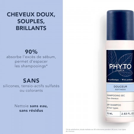 PHYTO SUAVIDAD CHAMPU SECO SPRAY 75 ML
