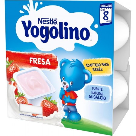 NESTLE YOGOLINO SABOR FRESA 4 TARRINAS 100 G