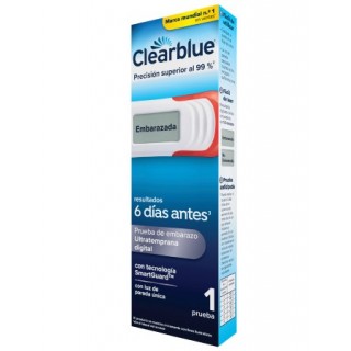 CLEARBLUE PRUEBA DE EMBARAZO ULTRATEMPRANA DIGITAL 1 PRUEBA
