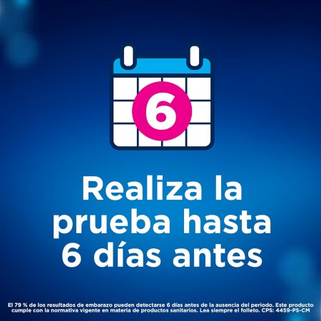 CLEARBLUE TEST DE EMBARAZO ULTRATEMPRANA 6 DIAS ANTES PACK AHORRO 2 PRUEBAS TEST