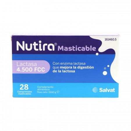 NUTIRA LACTASA 4500 FCC 28 COMP MASTICABLES