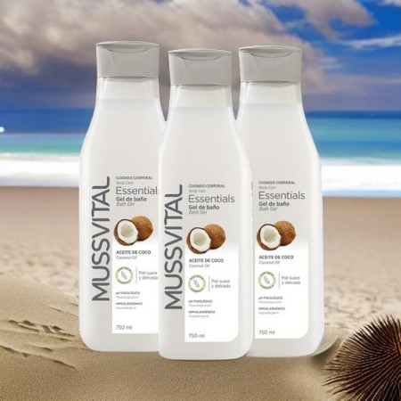 MUSSVITAL ESSENTIALS BOTANICS GEL DE BAÑO COCO 750 ML