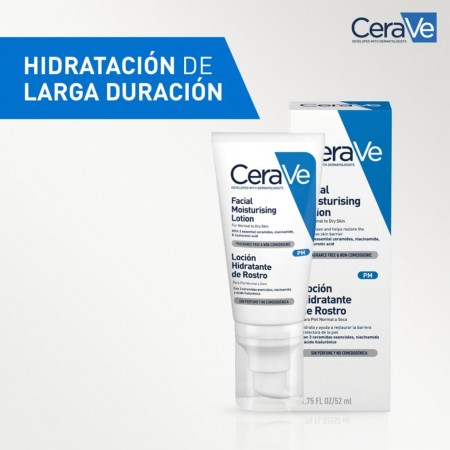 CERAVE PACK RUTINA LIMPIADORA HIDRATANTE 473 ML + LOCION HIDRATANTE ROSTRO 52ML