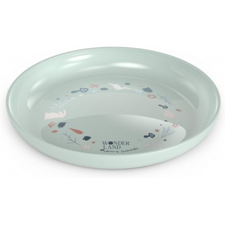 SUAVINEX VAJILLA INFANTIL VERDE Y BEIGE 5 PIEZAS +6 MESES