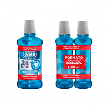 ORAL-B COLUTORIO PRO EXPERT PROTECCION PROFESION PACK 2 X 500 ML