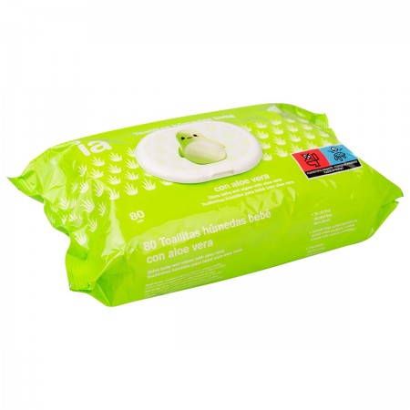 INTERAPOTHEK TOALLITAS HUMEDAS BEBE 80 UNIDADES