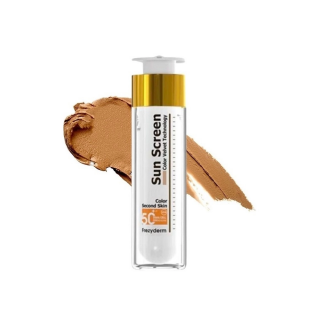 FREZYDERM SUN SCREEN VELVET FACE SPF50+ FLUIDO INVISIBLE CON COLOR 50 ML