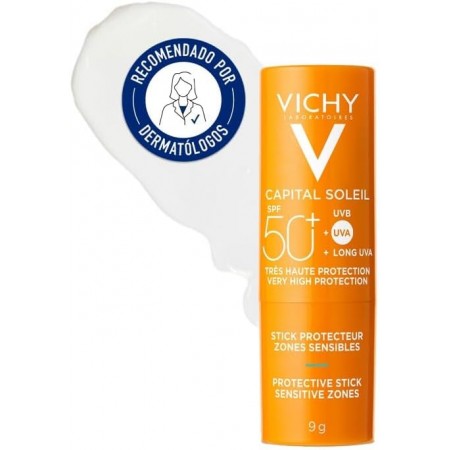 VICHY CAPITAL SOLEIL SPF 50+ STICK ZONAS SENSIBLES 9 G