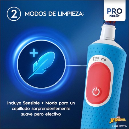 ORAL-B CEPILLO ELECTRICO INFANTIL SPIDERMAN +3 AÑOS