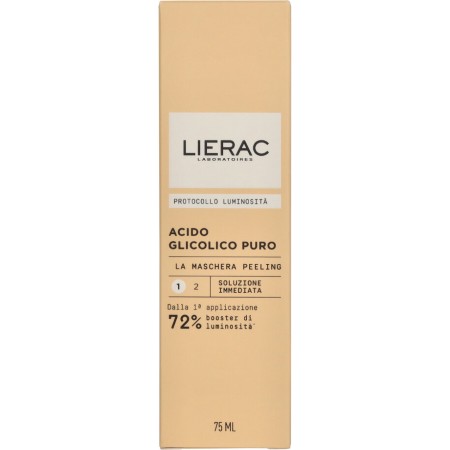 LIERAC PROTOCOLO LUMINOSIDAD MASCARILLA PEELING ACIDO GLICOLICO 75 ML