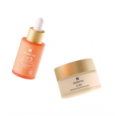 SESDERMA PACK POWER OF5 LUMINOSIDAD C-VIT5 SERUM 30ML + C-VIT CREMA 50ML