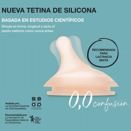 SUAVINEX ZERO-ZERO TETINA DE SILICONA LACTANCIA MIXTA 2 TETINAS