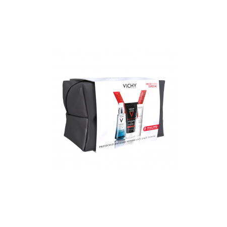VICHY NECESER PROTOCOLO ANTIEDAD HOMBRE: MINERAL 89 SERUM 50ML + VICHY HOMME CREMA 50ML + REGALO