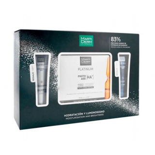 MARTIDERM COFRE PLATINUM PHOTO AGE 30 AMPOLLAS 2ML + REGALO 2 CONTORNOS OJOS DAY 10 ML/ NIGHT 10 ML