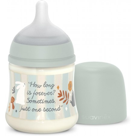 SUAVINEX BIBERON TETINA DE SILICONA SXPRO ANTI COLICO FUJO S +0 MESES 150 ML
