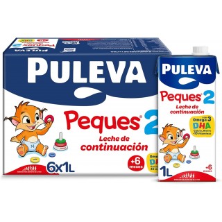 PULEVA PEQUES 2 LECHE DE CONTINUACION 6 BRIKS X 1L