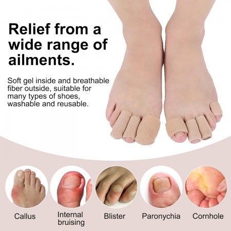 PROTECTOR DEDOS PIES SALVELOX TUBO RECUBIERTO DE GEL