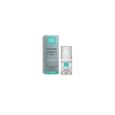 MARTIDERM COFRE FLASH SERUM 15 ML + REGALO PLATINUM LIP SUPREME BALSAMO LABIAL 4.5ML