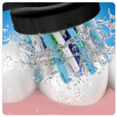 ORAL B RECAMBIOS CROSS ACTION CEPILLO DENTAL ELECTRICO 6 CABEZALES COLOR NEGRO