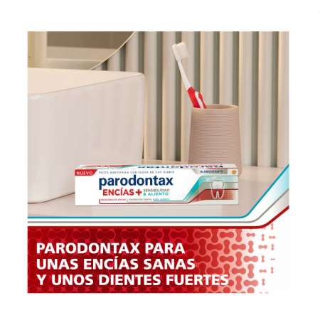 PARODONTAX BLANQUEANTE + ENCIAS + ALIENTO & SENSIBILIDAD  1 TUBO 75 ML
