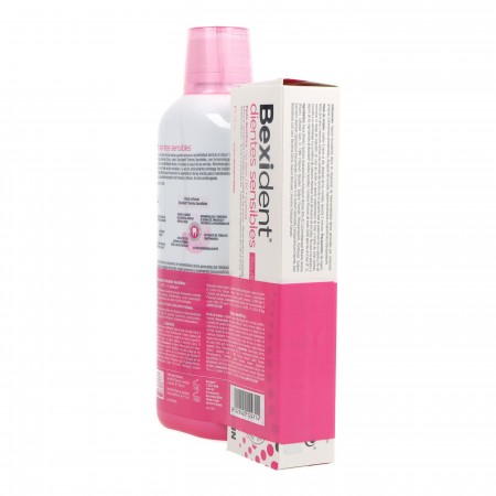 BEXIDENT DIENTES SENSIBLES PACK PASTA DENTIFRICA 75 ML+ COLUTORIO 500 ML