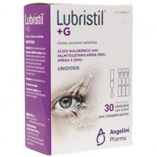 LUBRISTIL +G GOTAS OCULARES ESTERILES 30 UNIDOSIS 0,5 ML