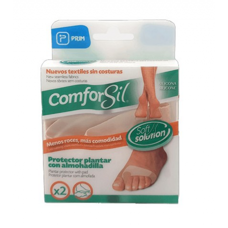 COMFORSIL PROTECTOR PLANTAR DE SILICONA CON ALMOHADILLA TALLA PEQUEÑA