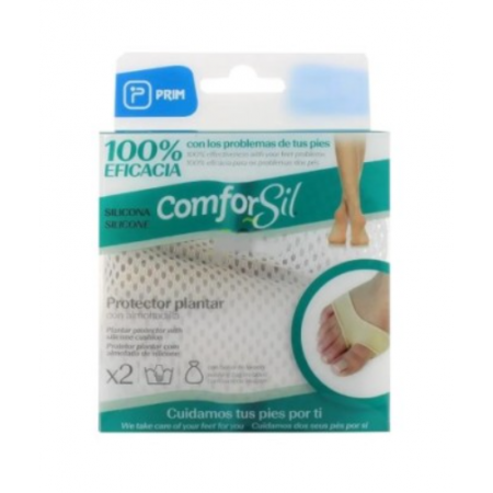COMFORSIL PROTECTOR PLANTAR DE SILICONA CON ALMOHADILLA TALLA GRANDE