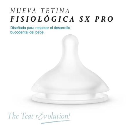 SUAVINEX TETINA SILICONA FISIOLOGICA SX PRO FLUJO S 2 UNIDADES