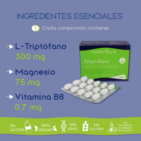 ESSENTIALIS TRIPTOFANO 60 COMPRIMIDOS