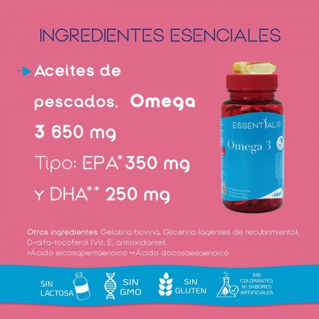 ESSENTIALIS OMEGA 3 60 CAPSULAS BLANDAS