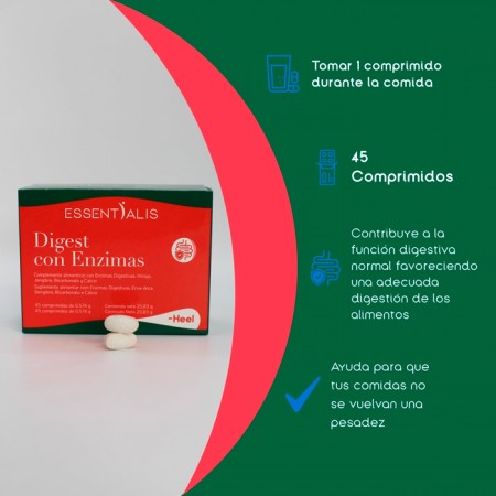 ESSENTIALIS DIGEST CON ENZIMAS 45 COMPRIMIDOS