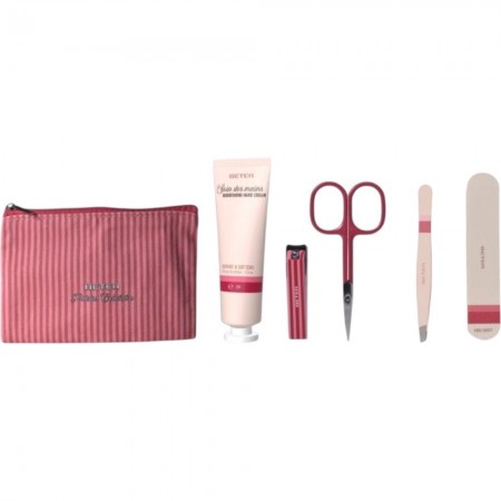 BETER PLAISIRS COLLECTION SET DE MANICURA 5 PIEZAS + NECESER DE REGALO