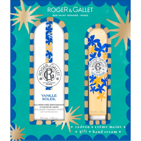 ROGER & GALLET SET VANILLE SOLEIL PARFUM 30 ML+ CREMA MANOS VAINILLE SOLEIL 30ML