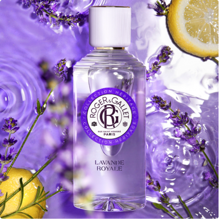 ROGER & GALLET AGUA PERFUMADA DE BIENESTAR HERITAGE LAVANDE ROYALE 100 ML