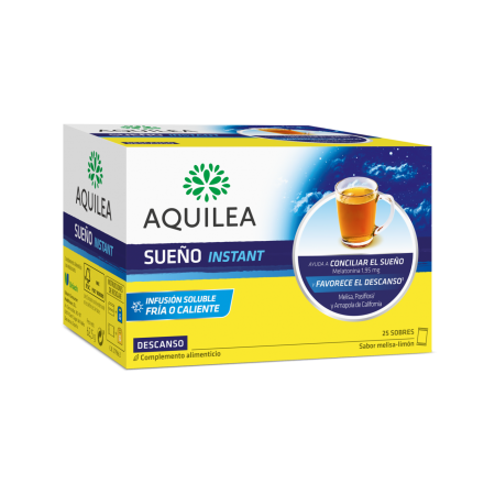 AQUILEA SUEÑO INSTANT CON MELATONINA 25 SOBRES INFUSION