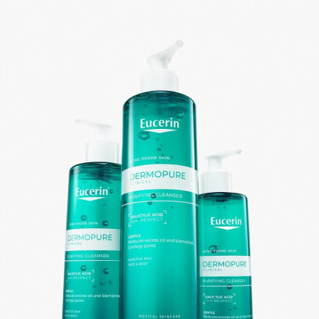 EUCERIN DERMOPURE GEL LIMPIADOR PURIFICANTE SUAVE 400 ML