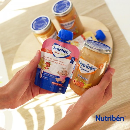 NUTRIBEN FRUTA & GO MANZANA PLATANO 90 G