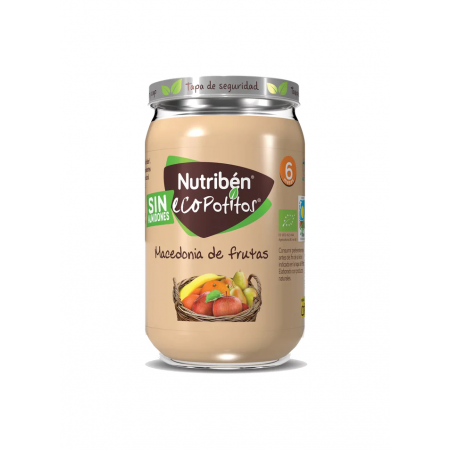 NUTRIBEN ECOPOTITOS MACEDONIA DE FRUTAS + 6 MESES 235 G