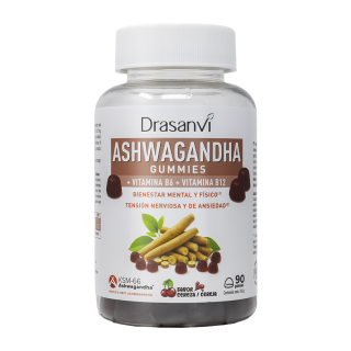 DRASANVI ASHWAGANDHA CON VITAMINA B6 + VITAMINA B12 90 GUMMIES